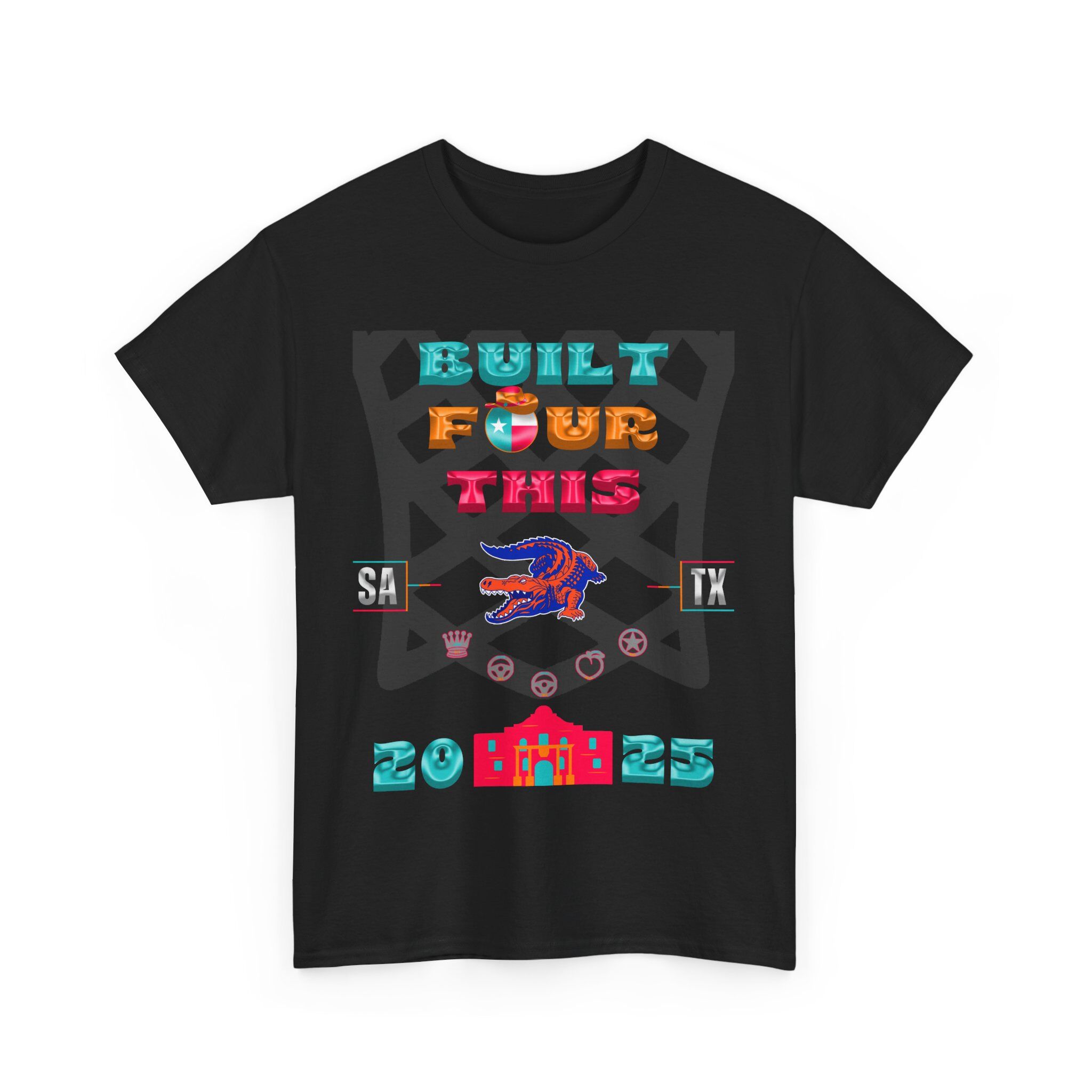 'Built Four This' Unisex Cotton T-Shirt - Image 3