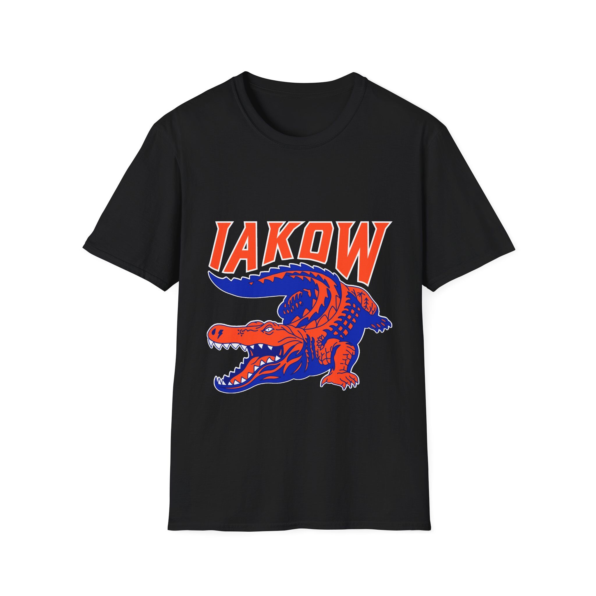 IAKOW Full Logo Unisex Softstyle T-Shirt- White, Blue or Black - Image 4